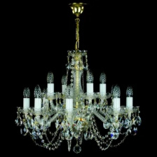 Хрустальная люстра CARMEN FULL CUT R14 LIGHT PATINA CE-8008