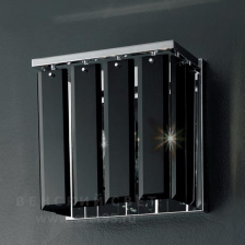 Бра 359/2A CHROME BLACK IDL Италия  60W 28 см Черного цвета Roma