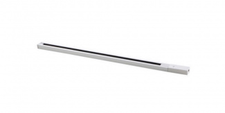 Шинопровод однофазный с питанием и заглушкой Crystal Lux CLT 0.11 01 L1000 WH
