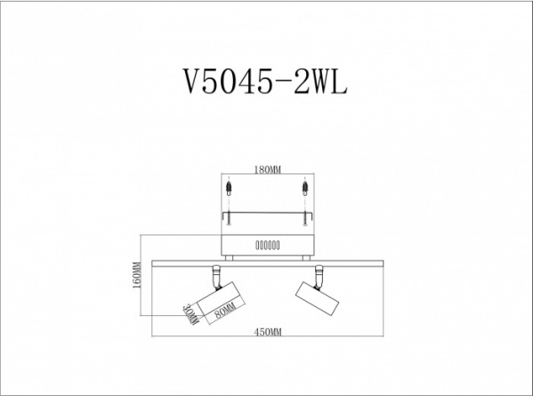 Спот Right V5045-2WL фото 2