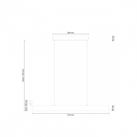 Подвесной светильник Aero AERO 206.30 bianco LED фото 3