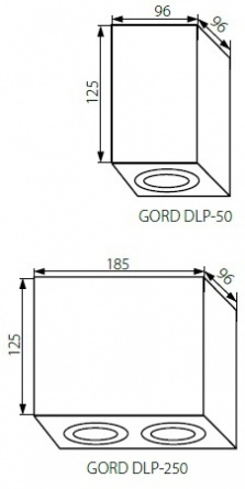 Точечный светильник GORD 25474 фото 3