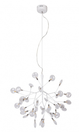 Светильник подвесной Crystal Lux EVITA SP36 WHITE/TRANSPARENT фото 1