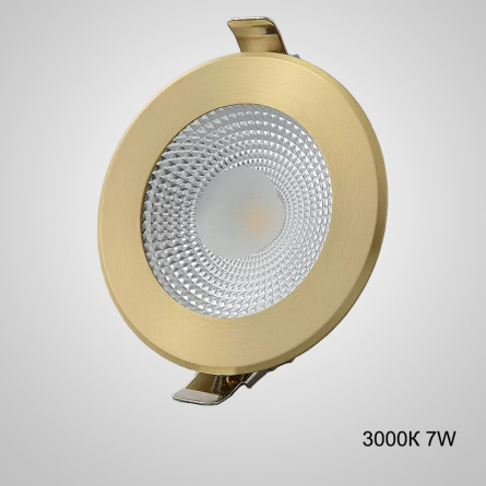 Встраиваемый светодиодный светильник ACT D10 3000К 7W фото 1