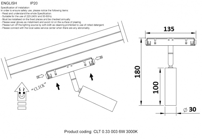 Crystal Lux Technical (CLT) CLT 0.33 019 8W BS 4000K фото 173