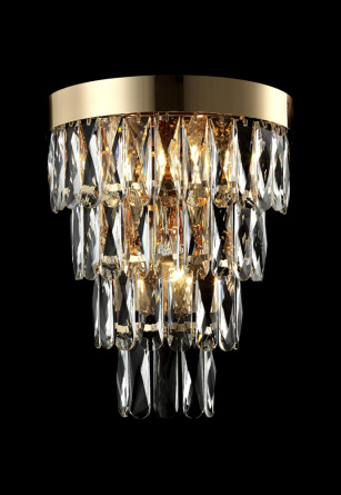 Бра Crystal Lux ABIGAIL AP3 GOLD/TRANSPARENT фото 4