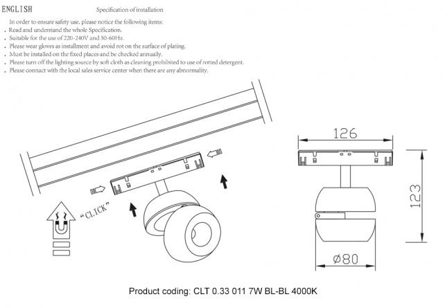 Crystal Lux Technical (CLT) CLT 0.33 019 8W BS 4000K фото 202