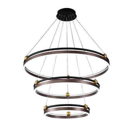 Люстра Crystal Lux FERNANDO SP158W LED COFFEE/BLACK фото 3