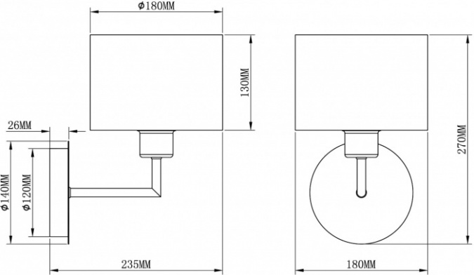 Бра Room V2730-1W фото 2