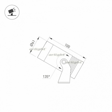 Прожектор уличный RAY 032557 фото 2