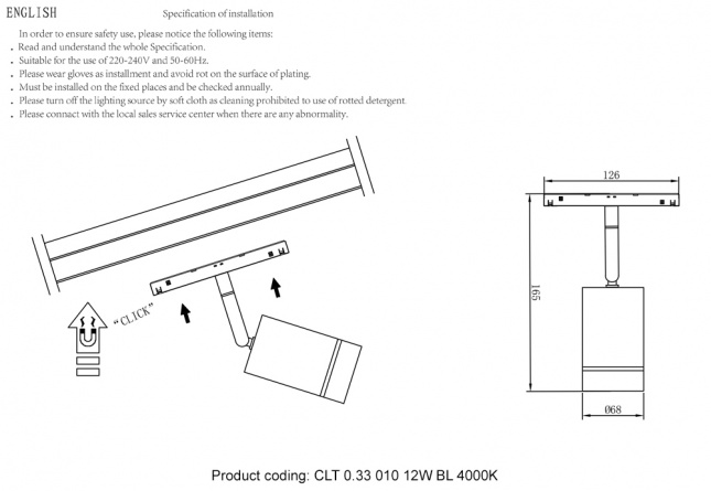 Crystal Lux Technical (CLT) CLT 0.33 019 8W BS 4000K фото 198