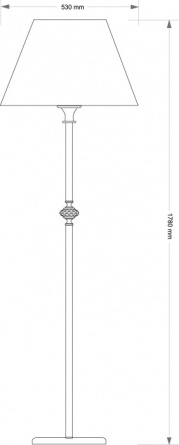 Торшер San Marino Lampshade SAN-LS-1(P/A)CR фото 2