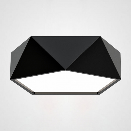 Потолочный светодиодный светильник GEOMETRIC Black D40 фото 1