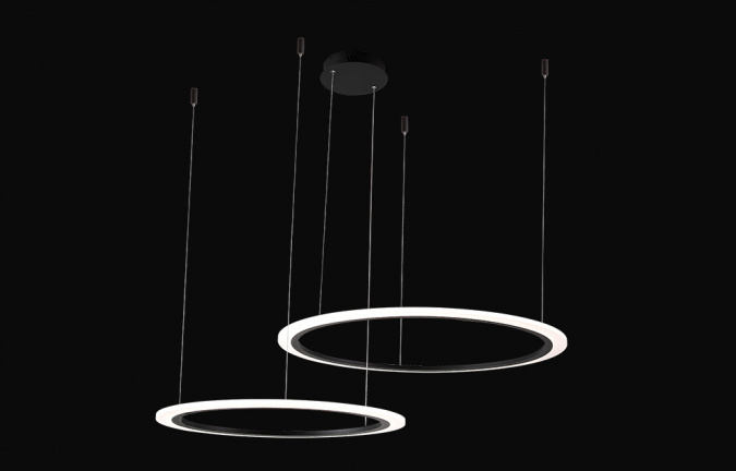 Люстра Crystal Lux MANZANA SP40W LED BLACK фото 17