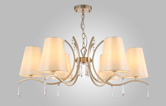 Люстра Crystal Lux RENATA SP6 GOLD фото 4