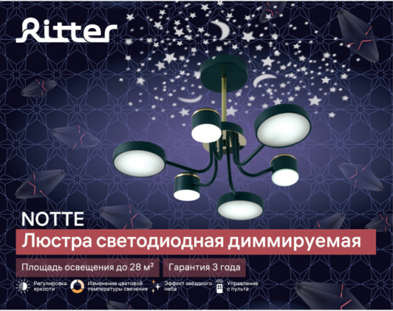 Потолочная люстра Notte 51633 4 фото 2