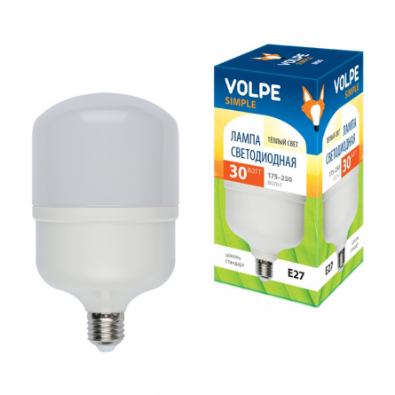 Лампочка светодиодная  LED-M80-30W/WW/E27/FR/S картон фото 1
