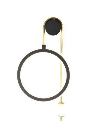Бра Crystal Lux CORIDA AP25W LED BLACK/GOLD фото 2