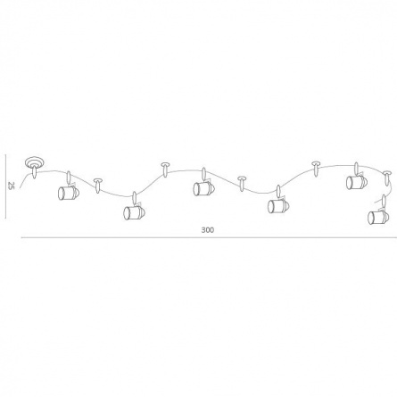 Трековая система в сборе Rail Kits A3056PL-6BK фото 2