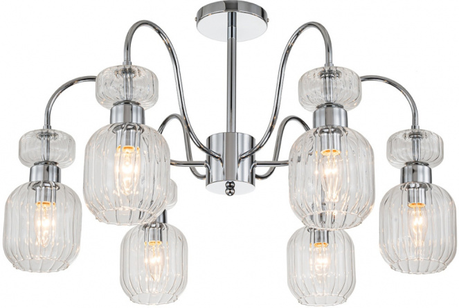 Потолочная люстра Gloss 1141/6PL Chrome/Clear фото 1