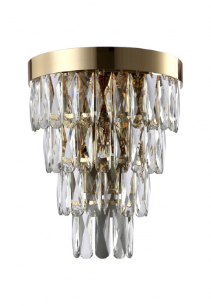 Бра Crystal Lux ABIGAIL AP3 GOLD/TRANSPARENT фото 1