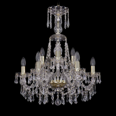 Подвесная люстра 1403 1403/6+3/195/XL-65 G фото 1