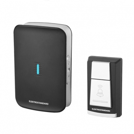 Кнопка звонка DBQ19 DBQ19M WL черный фото 1