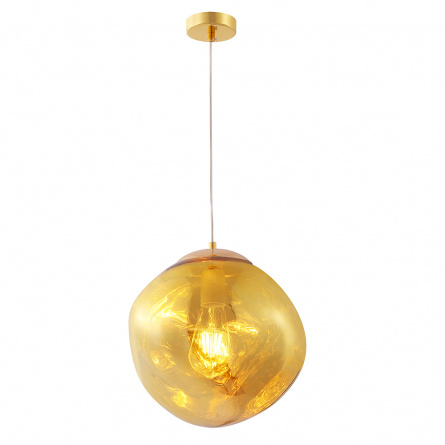 Светильник подвесной Crystal Lux MALAGA SP1 D280 GOLD фото 1