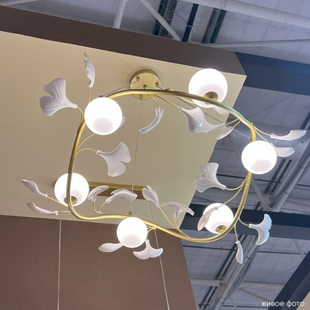 Люстра Crystal Lux COLIBRI SP6 GOLD фото 4