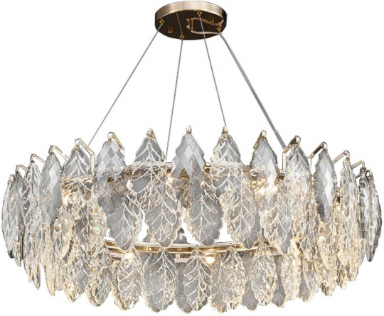 Подвесная люстра D8011P D8011P/R-1000 gold/smoky фото 1
